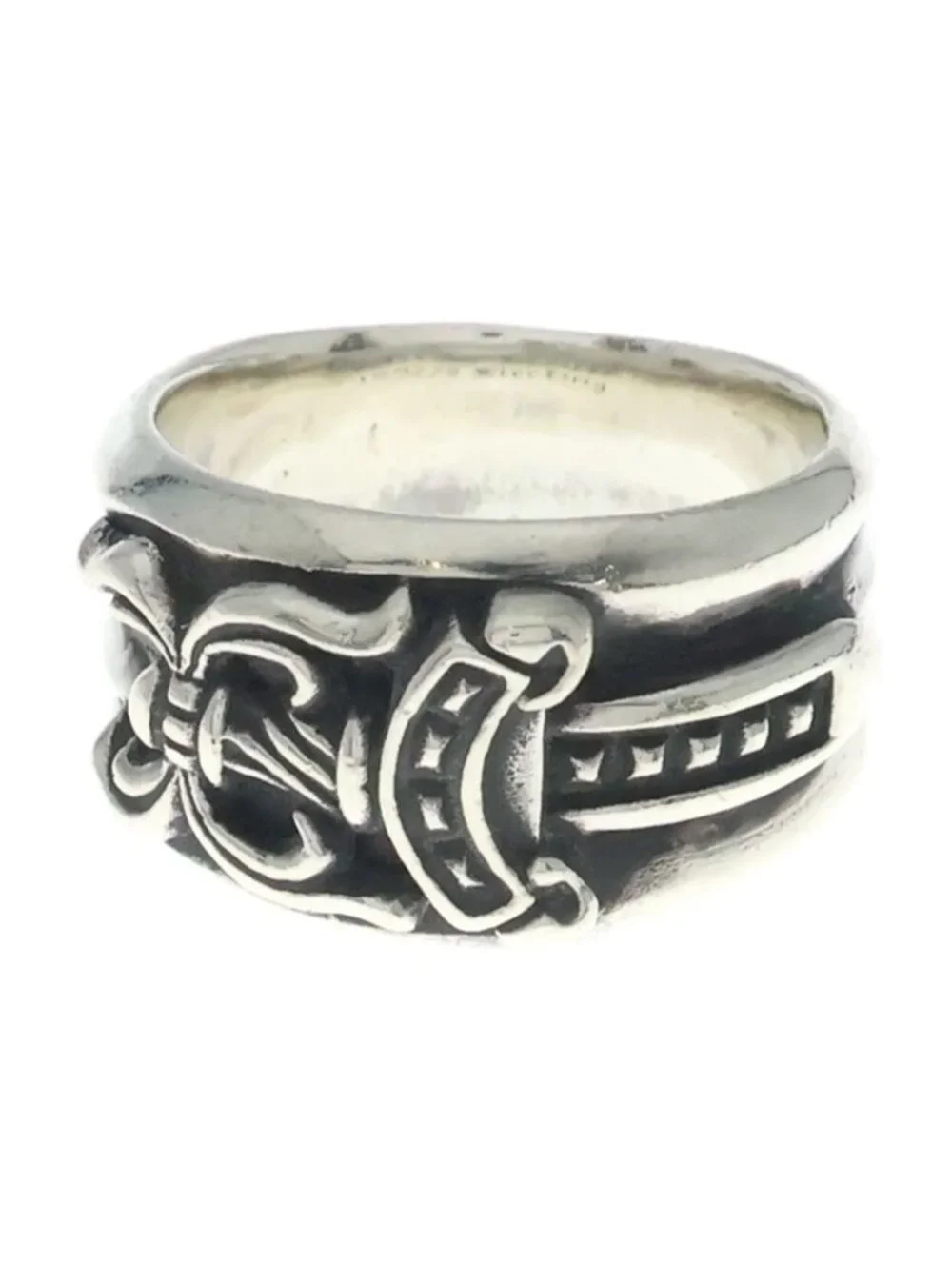 Chrome Hearts Dagger Ring Silver